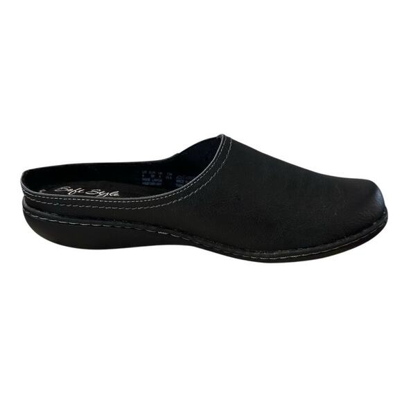 Hush puppy Soft Style Women's Jamila Black Slip-On Mules Size 8.5 Casual Flats - Picture 3 of 12
